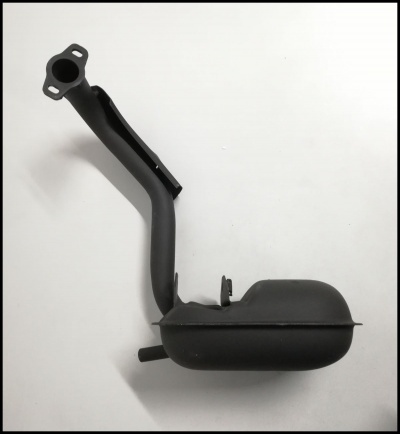 Componente automóvel preto em fundo branco