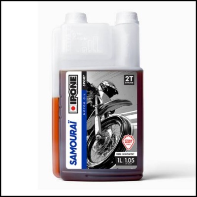 Frasco de óleo para motor 2 tempos Samourai Ipone 1 litro