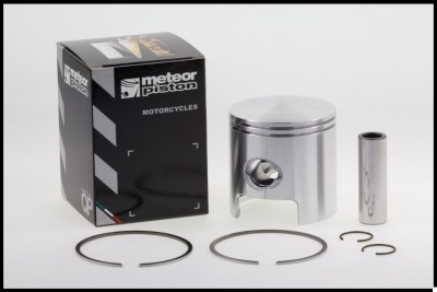 Conjunto de pistão metálico para motocicleta da Meteor Piston com embalagem preta