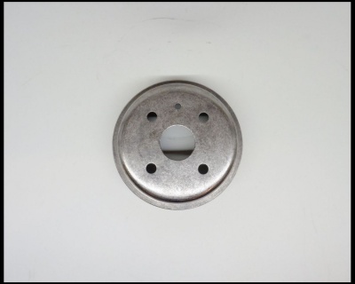 Disco metálico redondo com furos