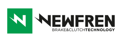 Logótipo NEWFREN com símbolo verde e texto preto