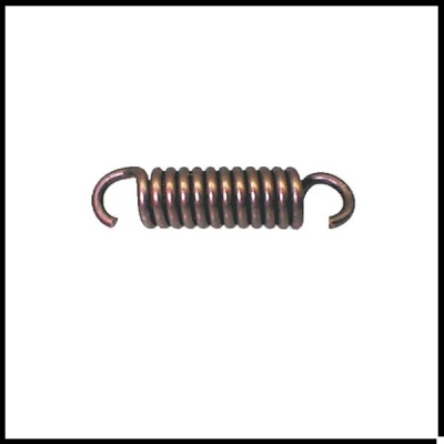Mola metálica pequena com ganchos nas extremidades