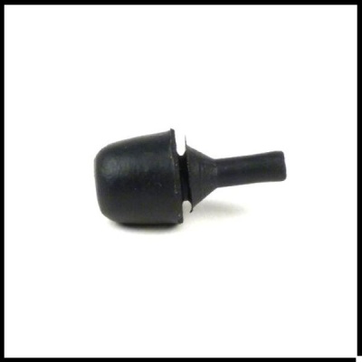 tampão ou protetor de borracha preto