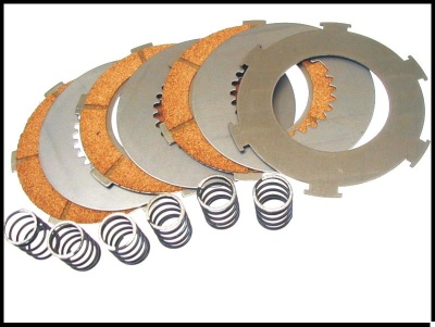 Conjunto de discos de embraiagem com molas de aço