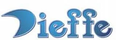 Logotipo da empresa Dieffe em azul sobre fundo branco