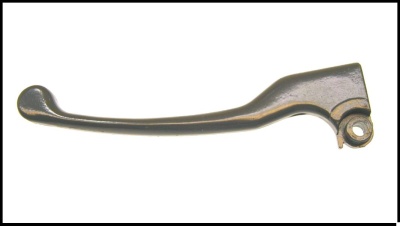 Alavanca de metal preta em fundo branco