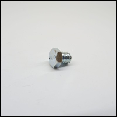 Parafuso de cabeça sextavada metálico com rosca