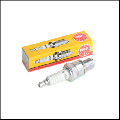 Vela de ignição NGK B6ES e caixa amarela