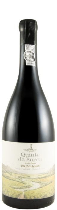 Garrafa preta de vinho espumante com rótulo branco e selo prateado