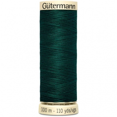 Rolo de linha de costura Gütermann verde escura 100 m
