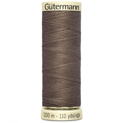 Rolo de linha castanho escuro Gütermann 100 m