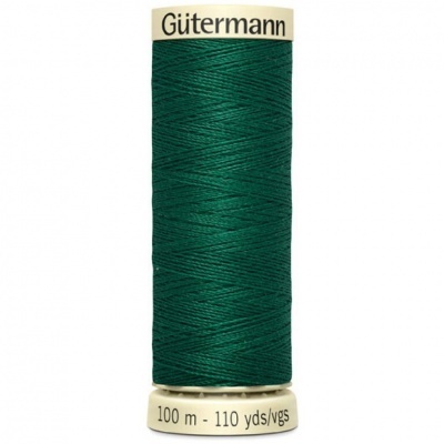 Linha de costura verde escura Gütermann 100 m 110 yds