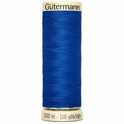 Carretel de linha de costura azul da marca Gütermann