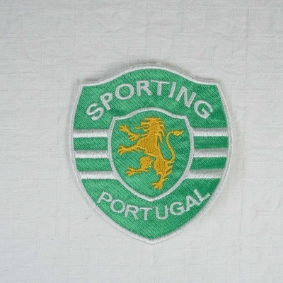 Emblema bordado Sporting Portugal com leão amarelo