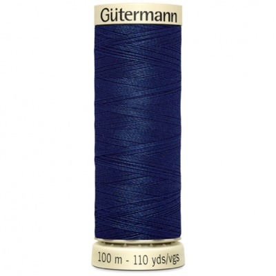 Rolo de linha de costura azul escuro Gütermann
