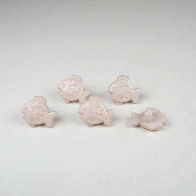 Puxadores de armário rosa em forma de peixe