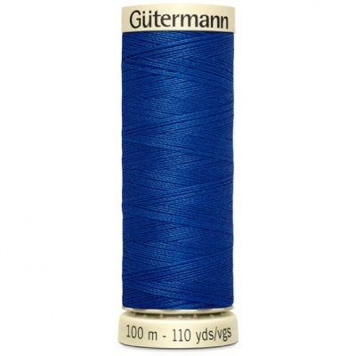 Rolo de linha de costura azul Gütermann, 100 m, 110 yds