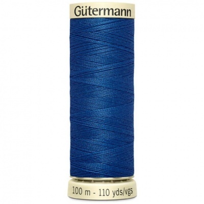 Rolo de linha azul Gütermann de 100 metros