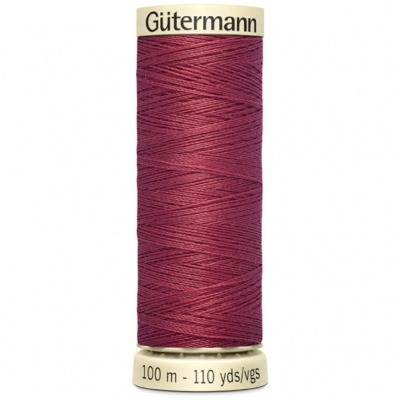 Carrete de linha Gütermann cor vinho com 100 metros