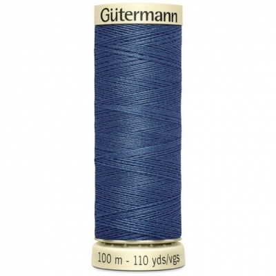 Rolo de linha de costura azul escuro Gütermann 100 m