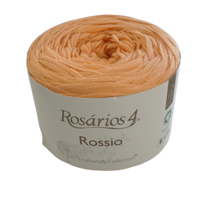 Rolo de fio cor de pêssego Rosários 4 Rossio Ecofriendly