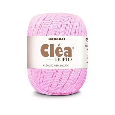 Rolo de linha rosa claro Cléa Duplo