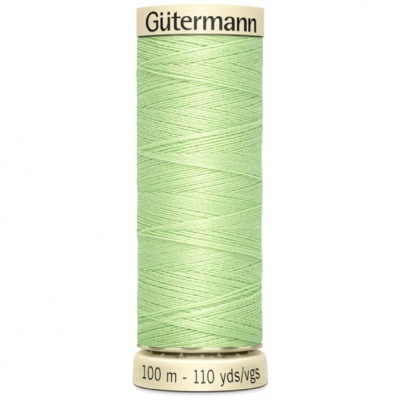Carrete de linha para costura verde claro Gütermann 100 m 110 yds