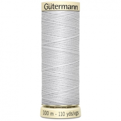 Bobina de linha de costura branca Gütermann 100m