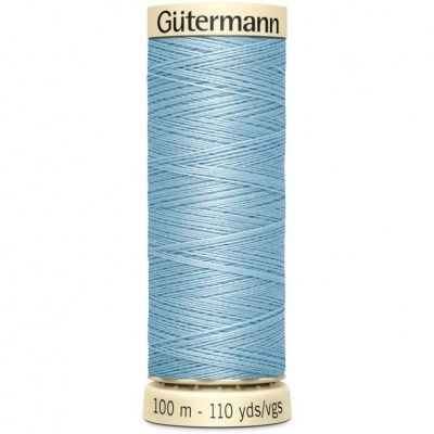 Rolo de linha de costura azul claro Gütermann 100 m