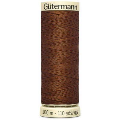 Rolo de linha de costura castanha Gütermann 100 m