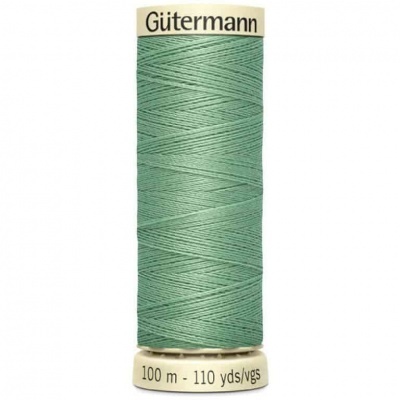 Rolo de linha para costura verde água Gütermann 100 m 110 yds