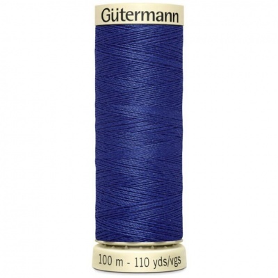 Rolo de linha azul escuro Gütermann de 100 metros