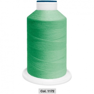 Cone de linha verde claro com base branca e etiqueta Col. 1172