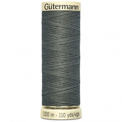 Rolo de linha para costura cinzenta da marca Gütermann 100 m - 110 yds