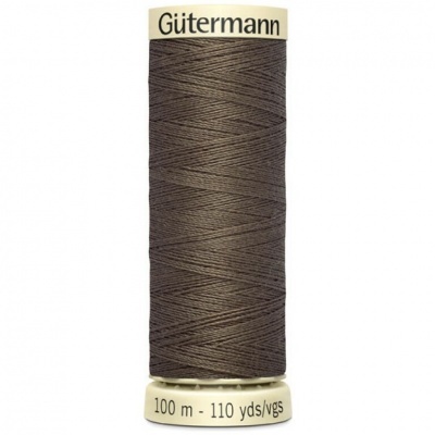 Rolo de linha de costura marrão Gütermann 100 m