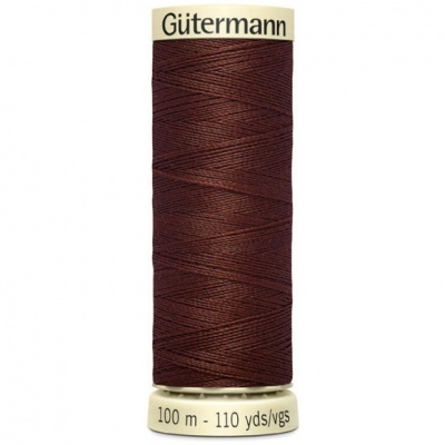 Spool de linha castanho Gütermann 100 m