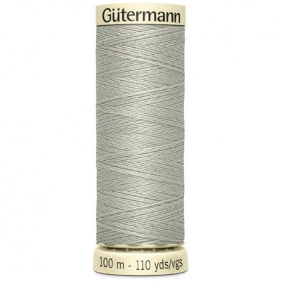 Carretel de linha cinza claro Gütermann 100 m 110 yds