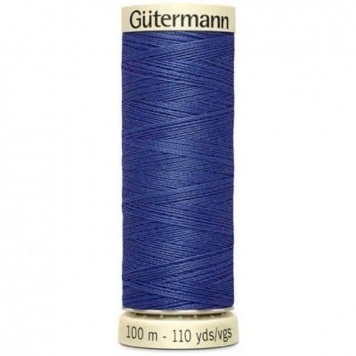 Carretel de linha de costura azul da marca Gütermann