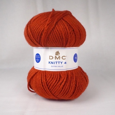 Novelo de lã cor ferrugem DMC KNITTY 4 50g