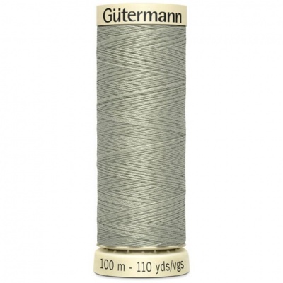 Bobina de linha de costura Gutermann cinza