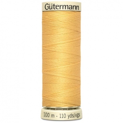 Novelo de linha de costura bege Gütermann 100m