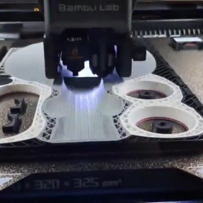 Impress&#x00E3;o&#x20;3D&#x20;Multi&#x20;Cor&#x20;at&#x00E9;&#x20;33x32x32cm