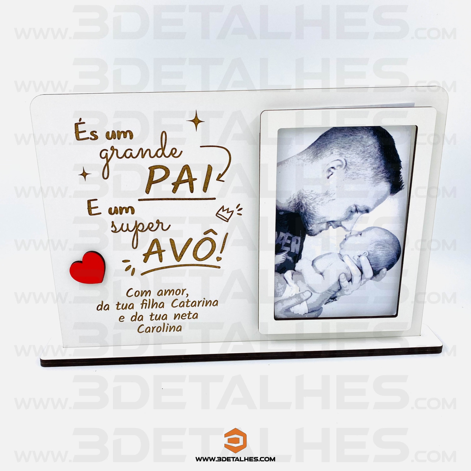 Moldura "És um grande Pai e um Super Avô"