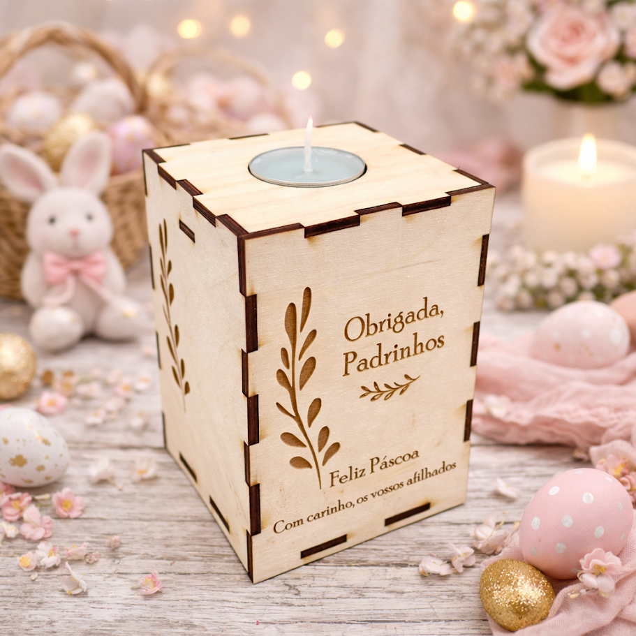 Porta Velas Personalizado