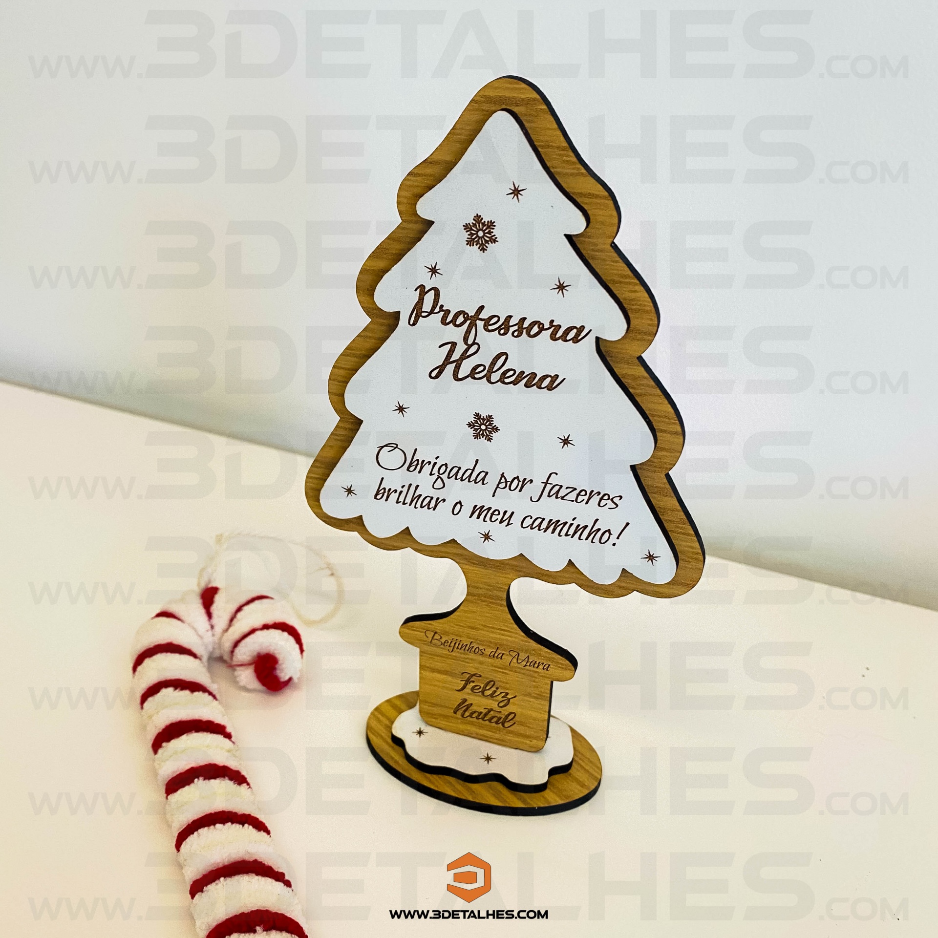 Árvore de Natal com Mensagem