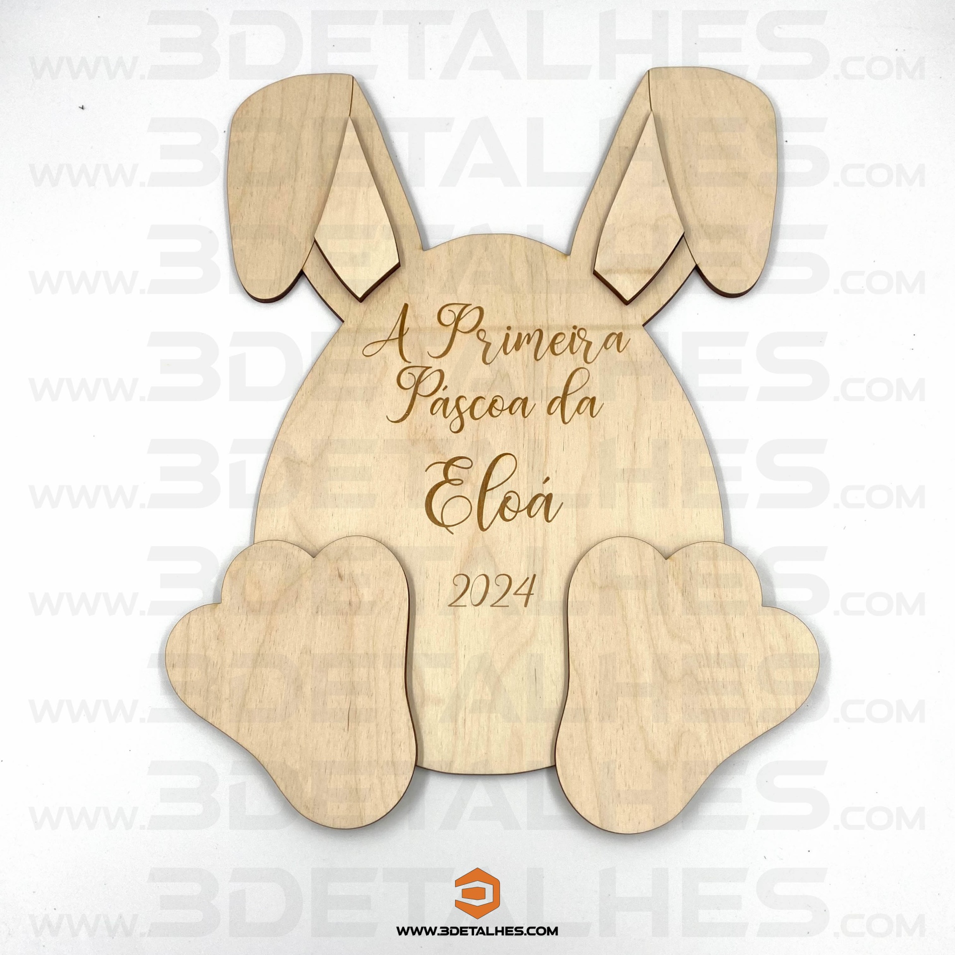 Coelho de 35cm - A Primeira Páscoa