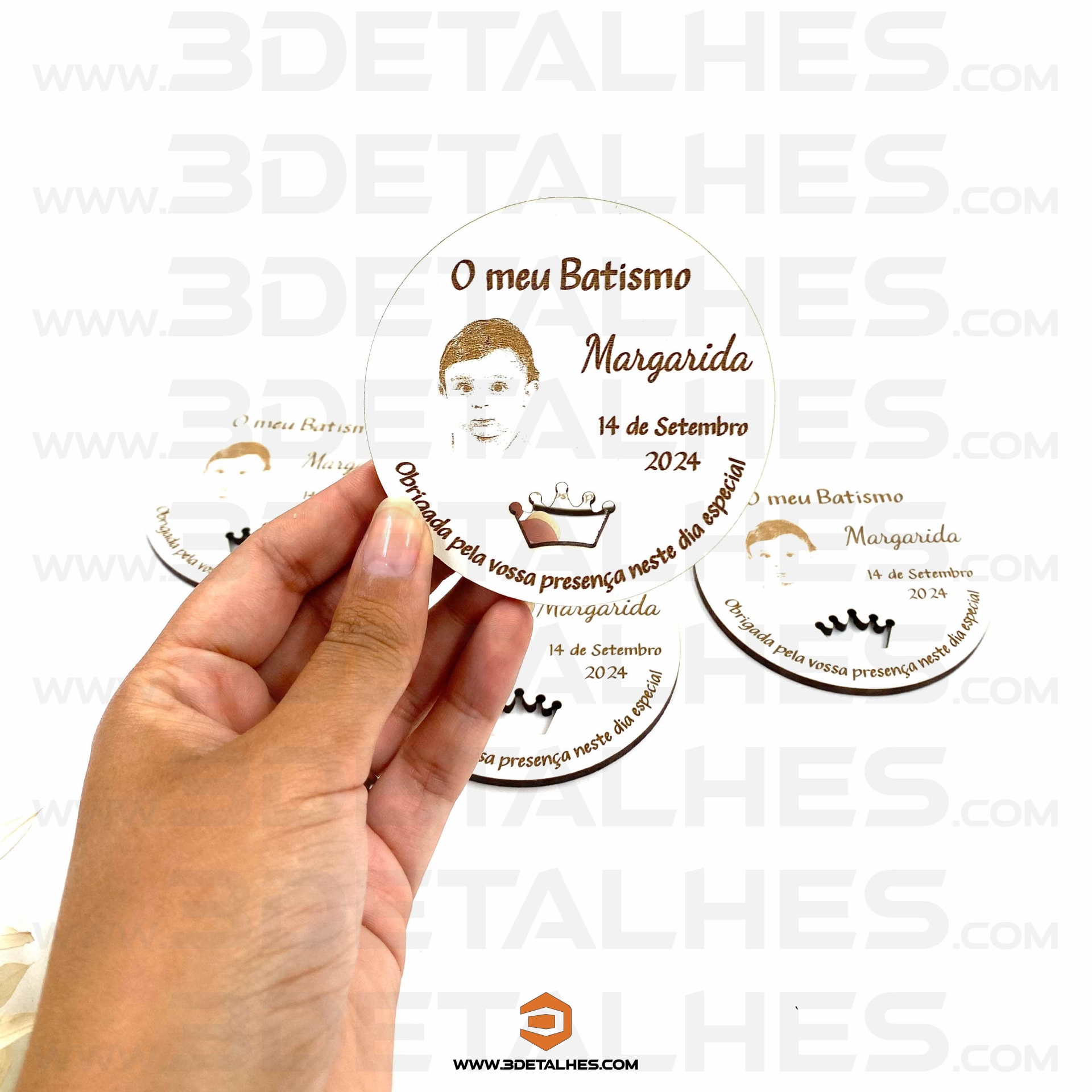 Lembrança Íman Redondo com Foto