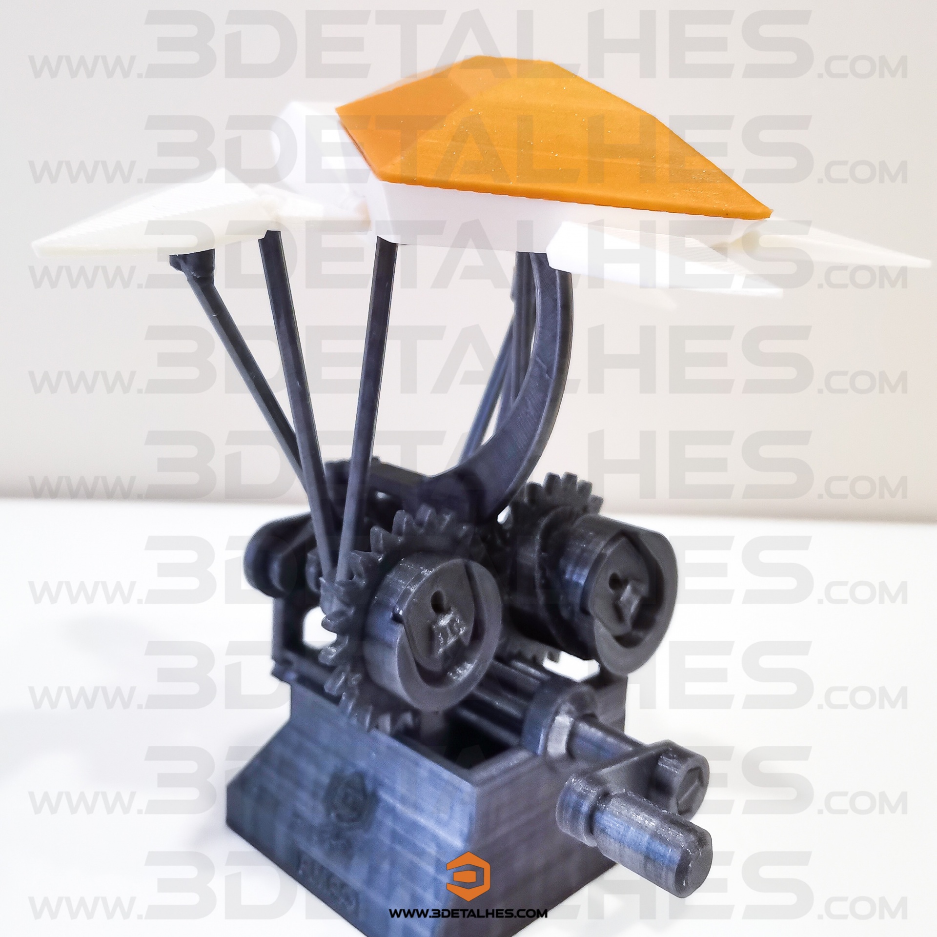 Mecanismo Tartaruga Marinha 3D