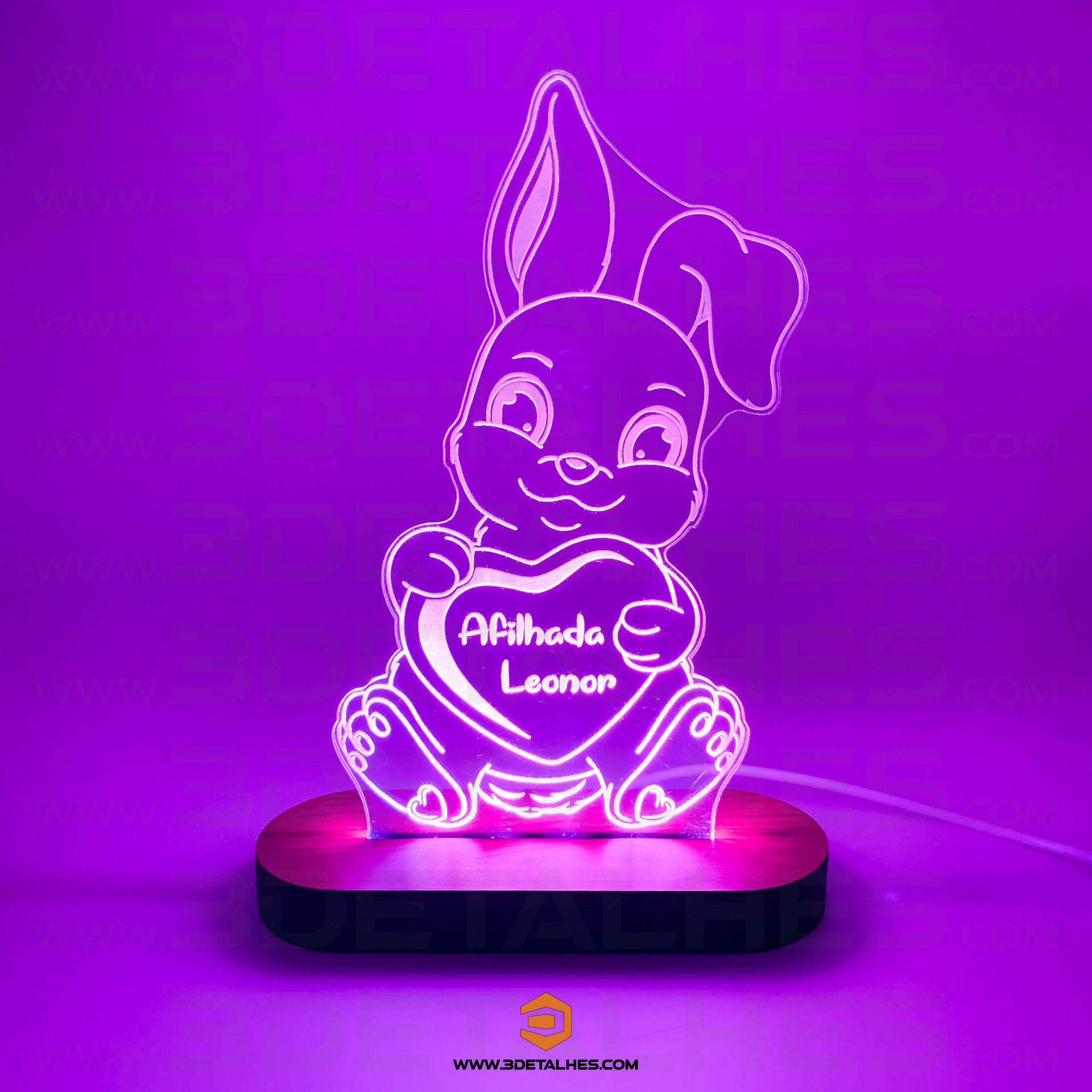 Candeeiro Led - Coelhinho