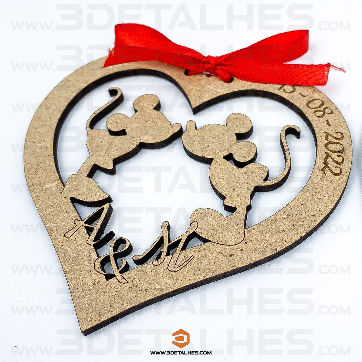 Pendente Coração Disney